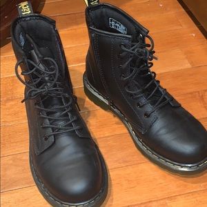 Black doc Marten boots